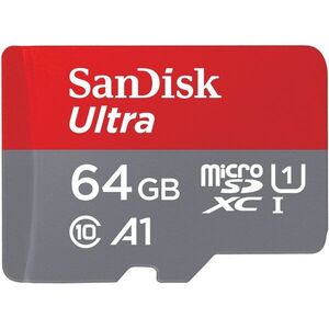 SANDISK MicroSDXC Ultra 64GB + SD adapter kép