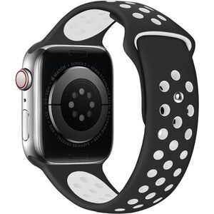 Eternico Sporty Apple Watch 44mm / 45mm / 46mm / Ultra 49mm - Pure White and Black kép