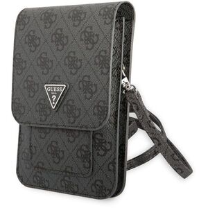 Guess PU 4G Triangle Logo Phone Bag Black tok kép