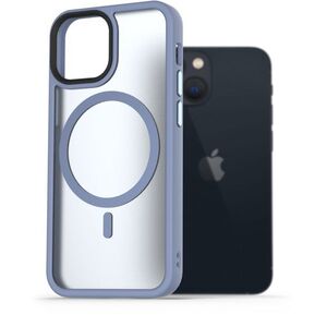 AlzaGuard Matte Case iPhone 13 Mini MagSafe világoskék tok kép