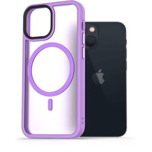AlzaGuard Matte Case iPhone 13 Mini MagSafe világoslila tok kép