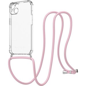 AlzaGuard Luxe Lanyard Case iPhone 13 rózsaszín tok kép
