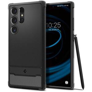 Spigen Rugged Armor Matte Black Samsung Galaxy S24 Ultra tok kép