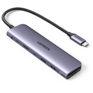 UGREEN 7-in-1 USB-C to HDMI/2×USB 3.0/USB-C/SD/TF/PD100W kép