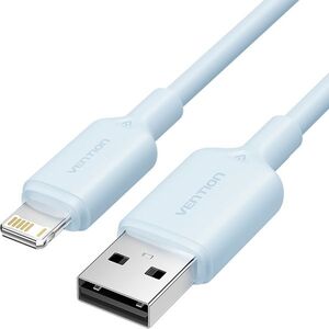 Vention USB 2.0 Type-A Male to Lightning Male 2.4A Cable 1M Blue PVC Type kép