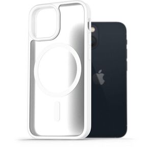 AlzaGuard Matte Case Compatible with Magsafe iPhone 13 mini fehér tok kép