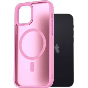 AlzaGuard Matte Case Compatible with Magsafe iPhone 12 / 12 Pro levendula-rózsaszín tok kép