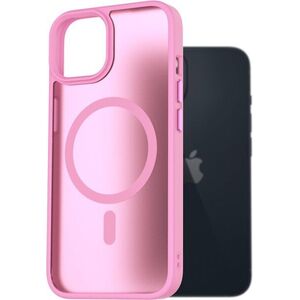 AlzaGuard Matte Case Compatible with Magsafe iPhone 14 levendula-rózsaszín tok kép