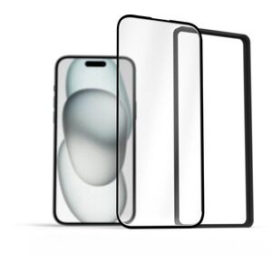 AlzaGuard Elite Resin Glass iPhone 15 3D üvegfólia kép