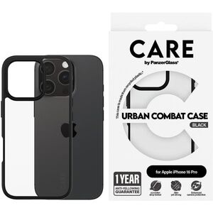 PanzerGlass CARE Apple iPhone 16 Pro Urban Combat fekete nem sárguló tok kép