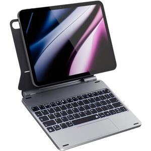 Epico iPad Pro 11" (3.-6. gen)/Air 10, 9" (A14-M1)/Air 11" (M2-M4) kompatibilis, alumínium billentyűzet - DE kép