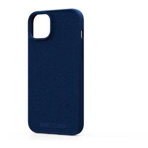 Njord iPhone 15 Plus Suede MagSafe Case Blue tok kép