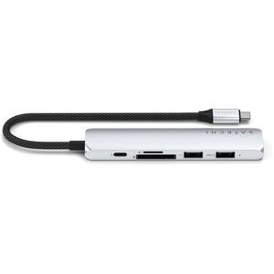 Satechi 6in1 USB-C Slim Multiport adapter, ezüst kép