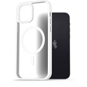 AlzaGuard Matte Case Compatible with Magsafe iPhone 12 / 12 Pro fehér tok kép