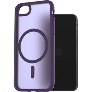 AlzaGuard Matte Case Compatible with Magsafe iPhone 7 / 8 / SE 2020 / SE 2022 sötétlila tok kép