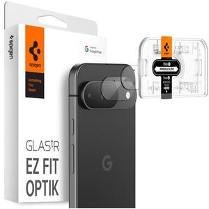 Spigen Glass tR EZ Fit Optik 2 Pack Crystal Clear Google Pixel 9 kamera védő fólia kép