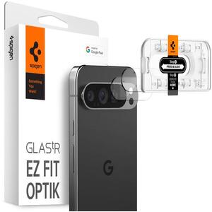 Spigen Glass tR EZ Fit Optik 2 Pack Crystal Clear Google Pixel 9 Pro kamera védő fólia kép