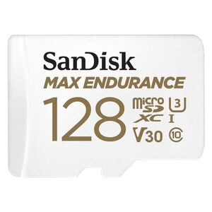 SANDISK microSDXC 128GB Max Endurance + SD adapter kép