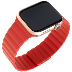 FIXED Silicone Magnetic Strap Apple Watch 38/40/41mm - piros kép