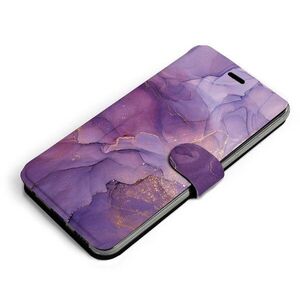 Mobiwear Huawei Nova 3 flip tok - VP20S, lila márvány kép