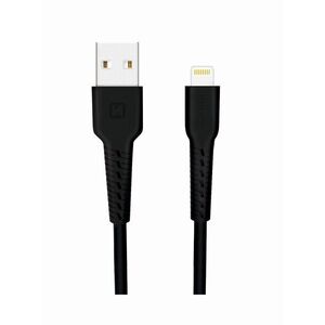 Swissten Lightning 1m, fekete kép