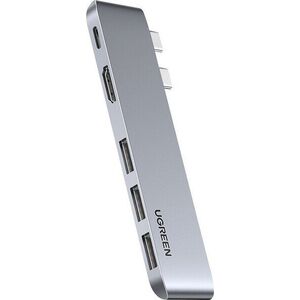 Ugreen Dual USB-C To HDMI+3xUSB 3.0 A+Type C Female Converter kép