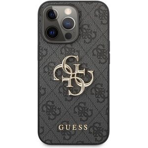 Guess PU 4G Metal Logo Apple iPhone 13 Pro Grey tok kép