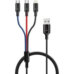 CONNECT IT Wirez - 3in1, 1, 2m, fekete kép