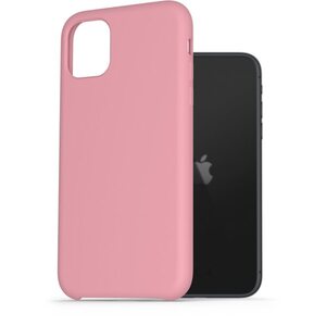 AlzaGuard Premium Liquid Silicone Case iPhone 11 rózsaszín tok kép