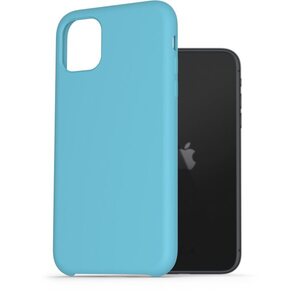 AlzaGuard Premium Liquid Silicone Case iPhone 11 kék tok kép