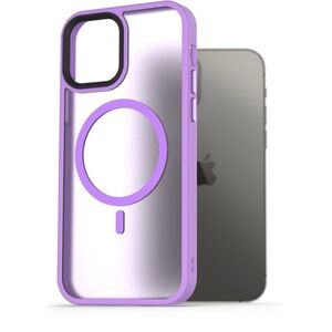 AlzaGuard Matte Case iPhone 12/12 Pro MagSafe világoslila tok kép