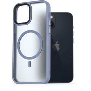 AlzaGuard Matte Case iPhone 14 MagSafe világoskék tok kép