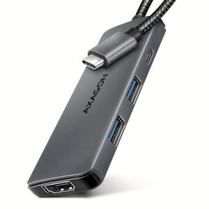AXAGON HMC-5H8K 5-in-1 Hub, USB-C 5Gbps, 2x USB-A, HDMI 8k/30Hz, PD 100W, USB-C cable, 15cm kép