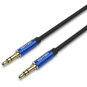 Vention 3.5 mm Male to Male Audio Cable 1.5 m Blue Aluminum Alloy Type kép