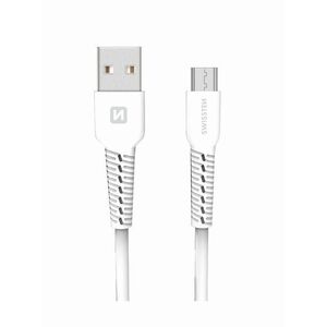 Swissten micro USB 1m, fehér kép