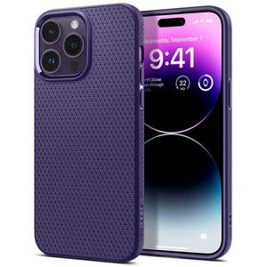 Spigen Liquid Air Deep Purple iPhone 14 Pro tok kép