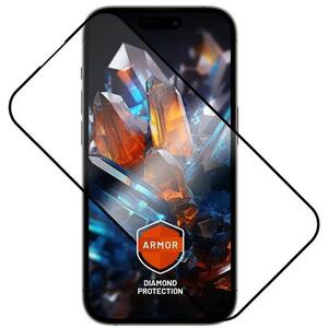 FIXED Armor Apple iPhone 15 Pro üvegfólia + AR réteg, Anti-dust applikátor - fekete kép
