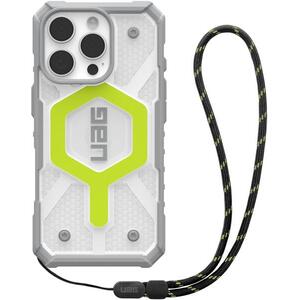 UAG Pathfinder Clear Magsafe Active Neon Lanyard iPhone 16 Pro tok kép