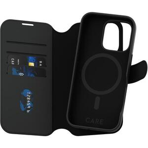 PanzerGlass CARE Apple iPhone 16 Pro MagSafe Wallet 2in1 fekete tok kép