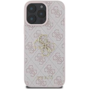 Guess PU 4G Metal Logo iPhone 16 Pro Max Pink tok kép
