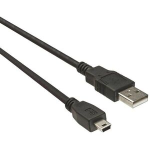 PremiumCord USB-A 2.0 to mini USB-B - 2m, fekete kép