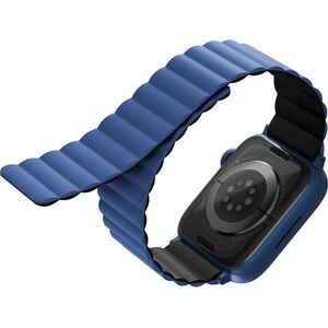 Uniq Revix Reversible Magnetic Apple Watch 42 / 44 / 45 / Ultra 49mm - kék - fekete kép