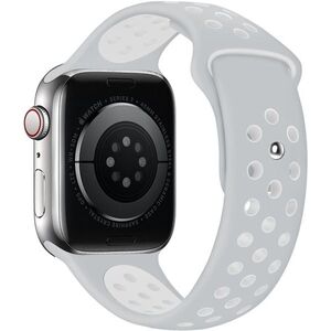 Eternico Sporty Apple Watch 38mm / 40mm / 41mm / 42mm - Cloud White and Gray kép
