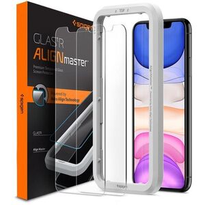 Spigen Align Glas.tR 2 pack iPhone 11/XR üvegfólia kép