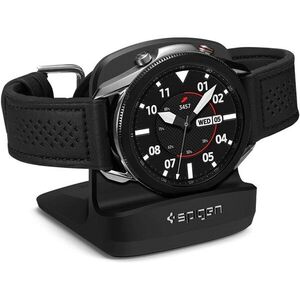 Spigen S352 Night Stand Black Samsung Galaxy Watch 3/4, 4 Classic, Watch Active 1/2 kép