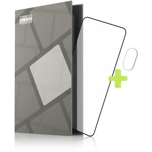 Tempered Glass Protector kerettel Xiaomi Mi 11 Lite készülékhez, fekete + kameravédő üvegfólia kép