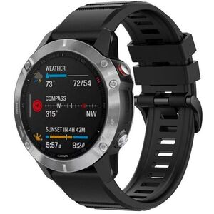 FIXED Silicone Strap Garmin QuickFit 22 mm - fekete kép