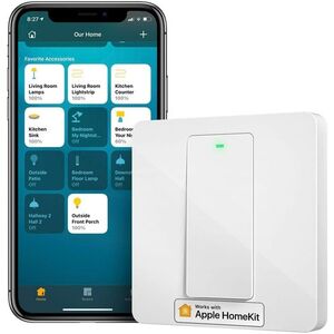 Meross Smart Wi-Fi Wall Switch 2 way Touch Button kép