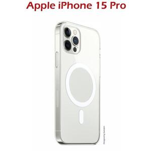 Swissten Clear Jelly MagStick Apple iPhone 15 Pro átlátszó tok kép