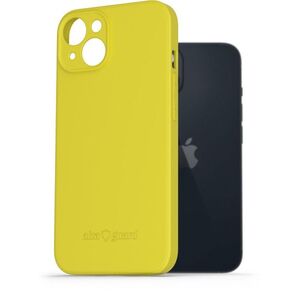 AlzaGuard Matte iPhone 14 sárga TPU tok kép